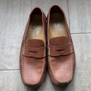 Cole Haan Men's Brown Leather Driver Shoes